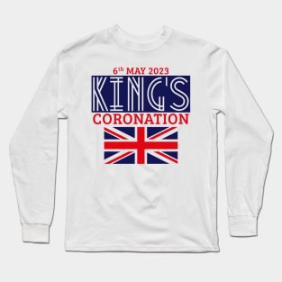 King’s Coronation, 6th May 2023 (Navy) Long Sleeve T-Shirt